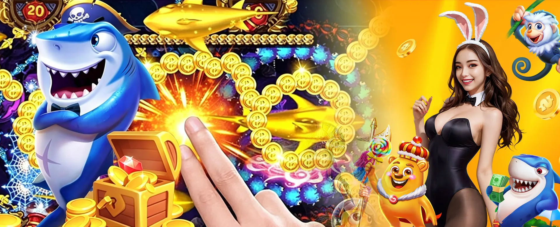 Dynamic sports betting arena with live action and golden glow